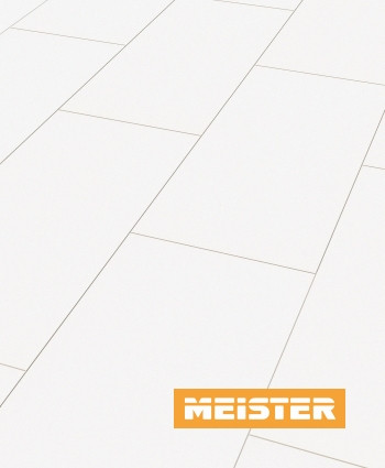 Meister Laminat Classic LB 85 Uni reinweiß 6448 Thumbnail