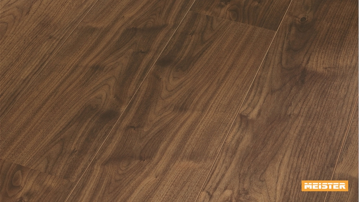 Meister Laminat Melango LD 300|20 / LD 300|20 S Nussbaum lebhaft 6140 Zoom
