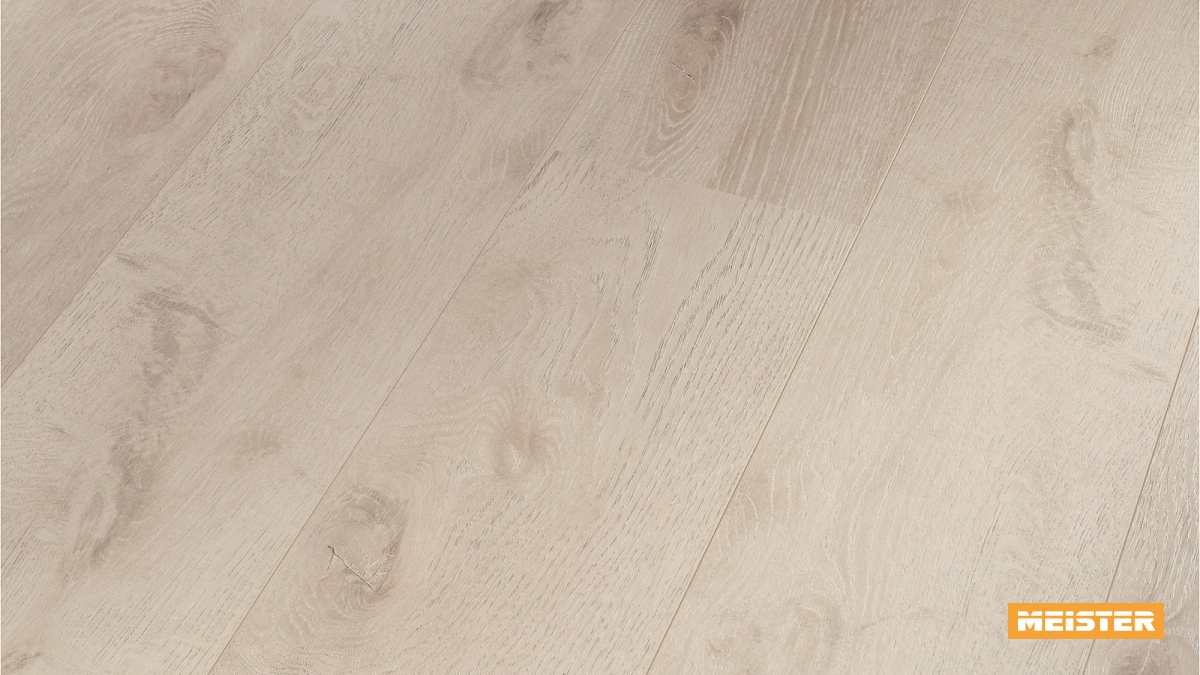 Meister Laminat Melango LD 300|20 / LD 300|20 S Eiche arcticweiß 6503 Zoom
