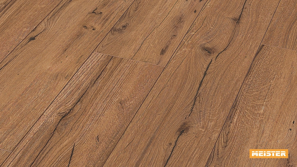Meister Laminat LD 95 / LD 95 S Eiche rustikal cognac 6256 Zoom