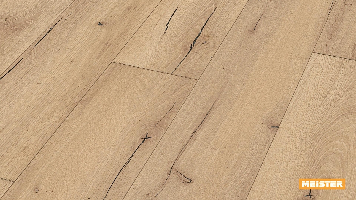 Meister Laminat LD 95 / LD 95 S Risseiche hell 6258 Zoom