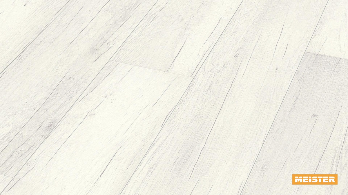 Meister Laminat LD 95 / LD 95 S Eiche weiß deckend 6536 Zoom
