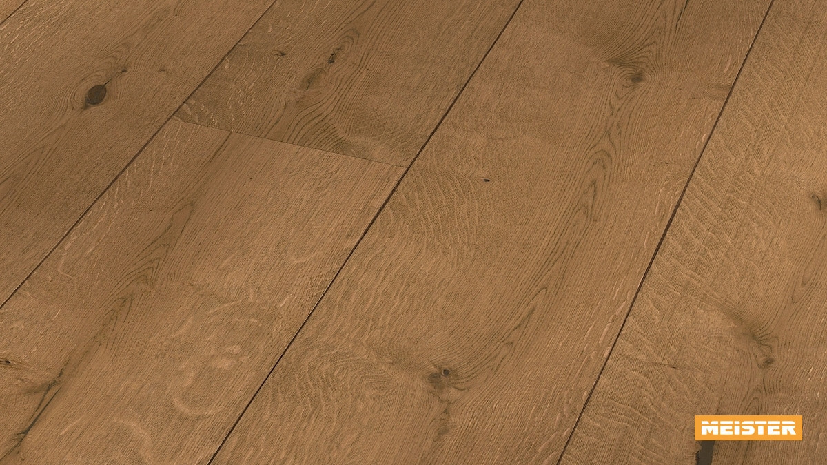 Meister Parkett Lindura HD 300 Eiche rustikal cognac Zoom