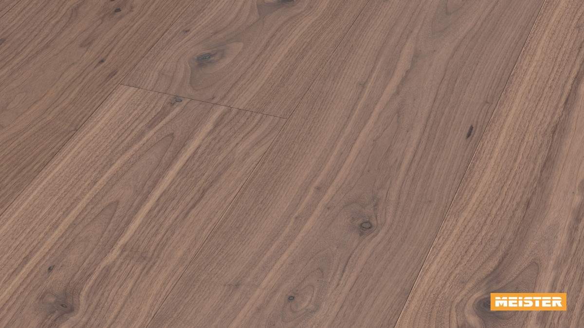 Meister Parkett Lindura HD 300 Nussbaum amerikanisch natur pure Zoom