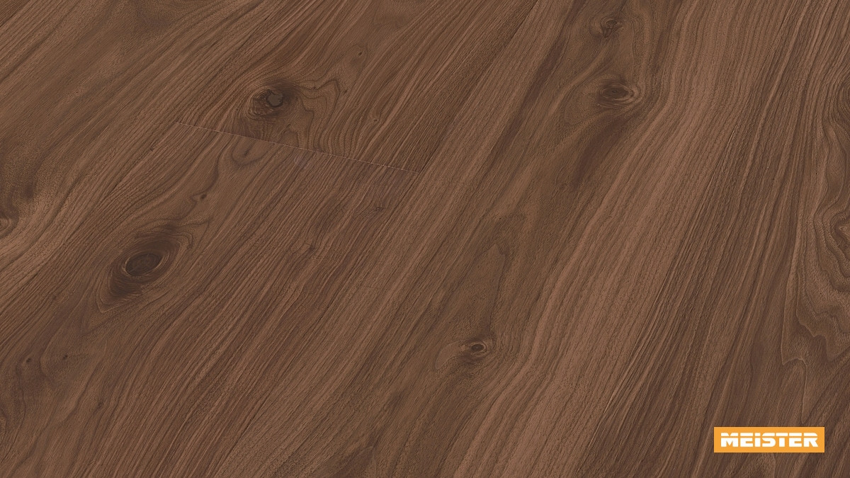 Meister Parkett Lindura HD 300 Nussbaum amerikanisch lebhaft Zoom