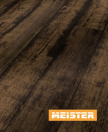Meister Parkett Lindura HD 300 Eiche rustikal black washed Thumbnail