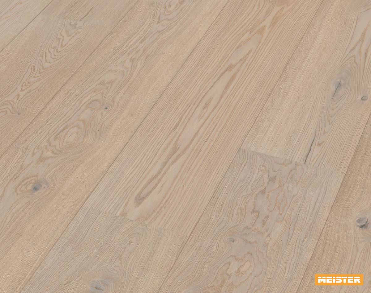 Meister Holzboden Lindura HD 400 Eiche lebhaft cremeweiß Zoom