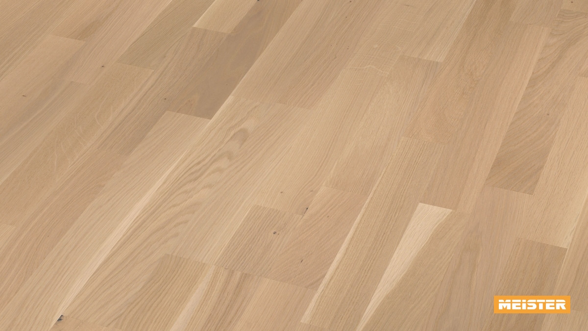 Meister Parkett Classic PC 200 Eiche lebhaft cremeweiß Zoom