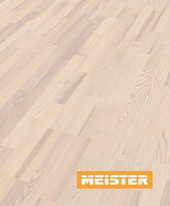 Meister Parkett Classic PC 200 Esche lebhaft weiß Thumbnail