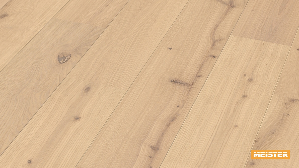 Meister Parkett Classic PD 150 Pocketdiele Eiche markant cremeweiß Zoom