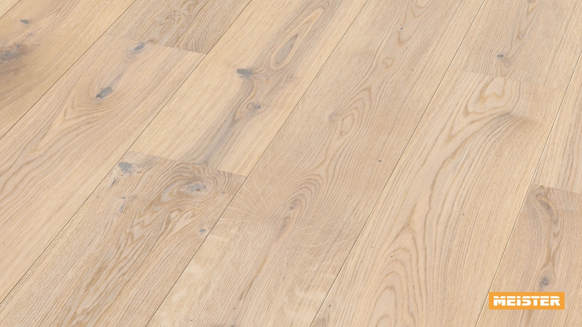 Meister Parkett Classic PD 150 Pocketdiele Eiche markant cremeweiß Zoom