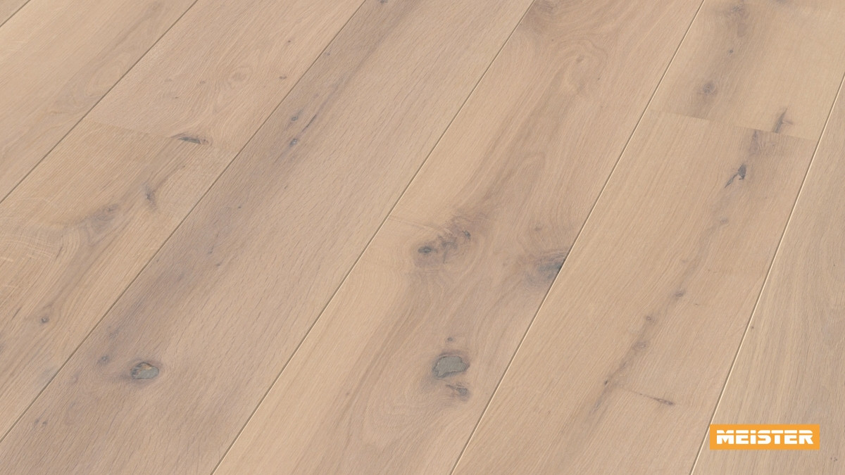 Meister Parkett Classic PD 200 Eiche rustikal cremeweiß Zoom