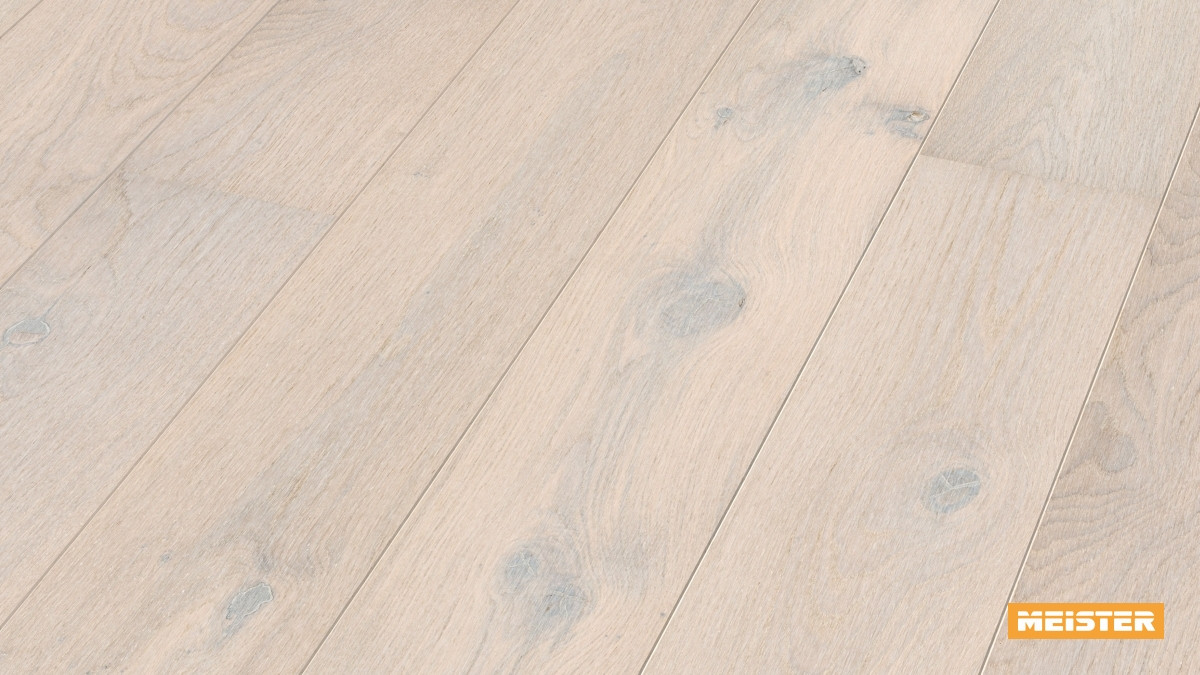 Meister Parkett Classic PD 200 Eiche rustikal arcticweiß Zoom