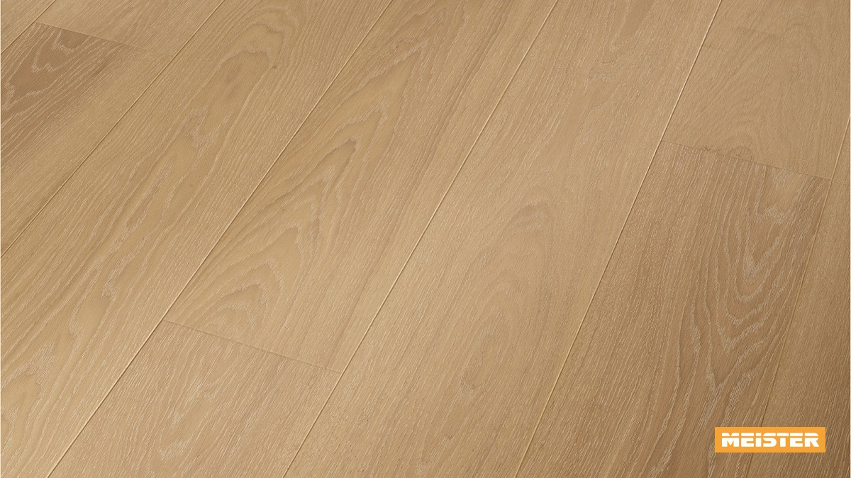 Meister Parkett Cottage PD 400 Eiche harmonisch hell gekälkt Zoom