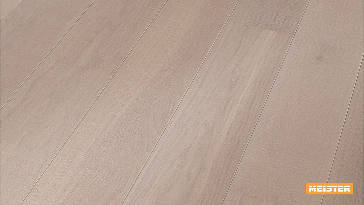 Meister Parkett Cottage PD 400 Eiche harmonisch weiß Zoom