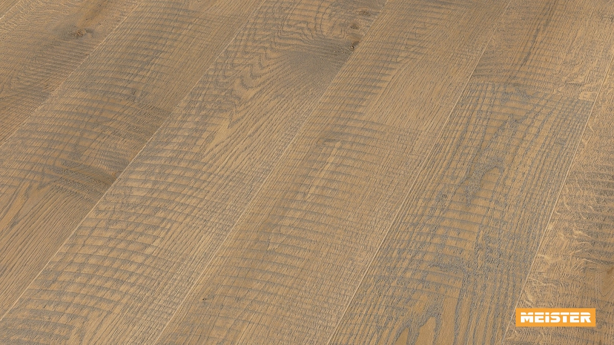 Meister Parkett Cottage PD 400 Eiche lebhaft grau Zoom