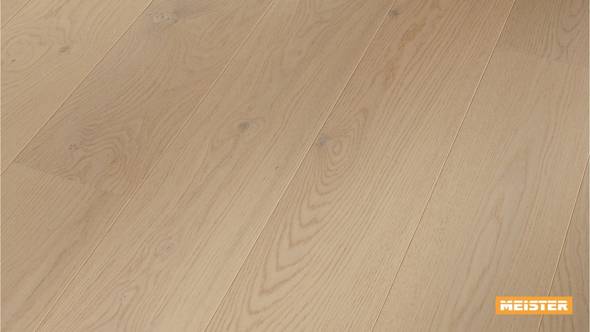Meister Parkett Cottage PD 400 Eiche lebhaft Optik gelaugt Zoom