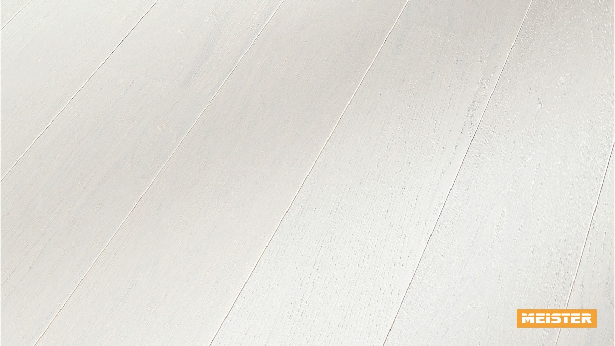 Meister Parkett Cottage PD 400 Eiche harmonisch weiß deckend Zoom