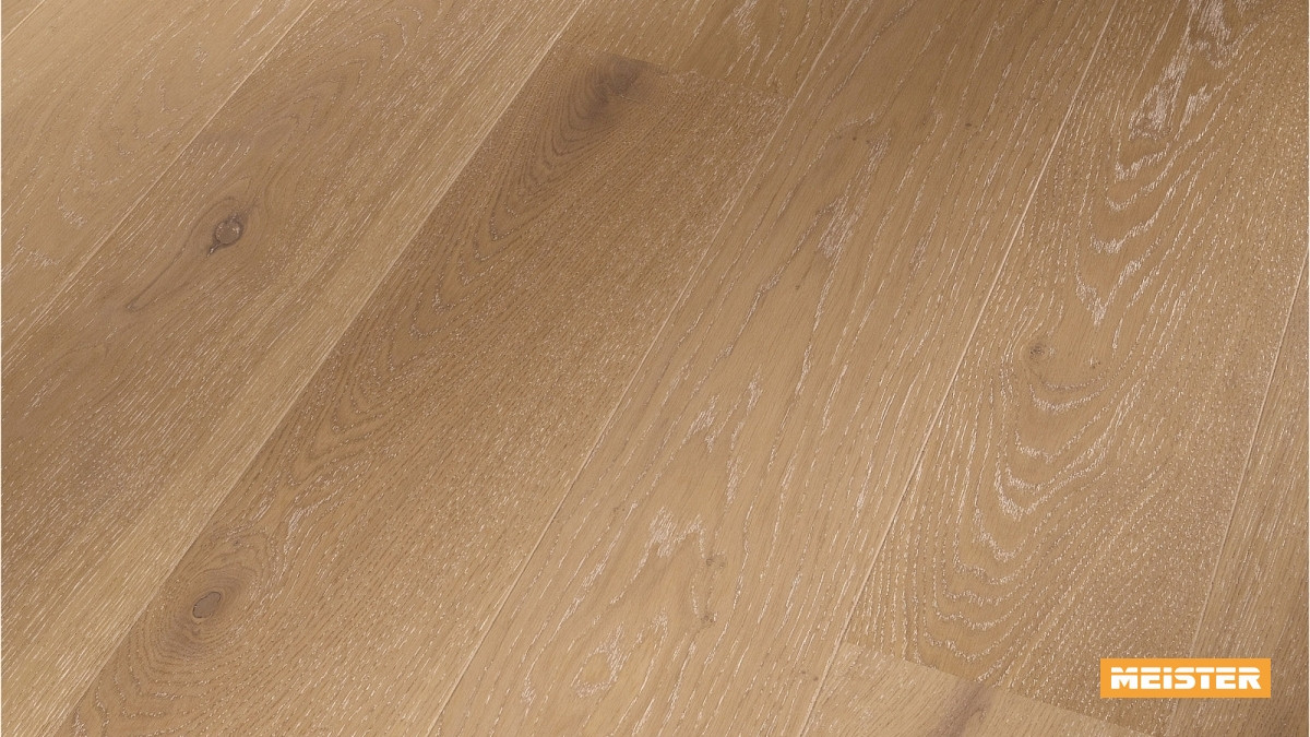 Meister Parkett Cottage PD 400 Eiche lebhaft gekälkt Zoom