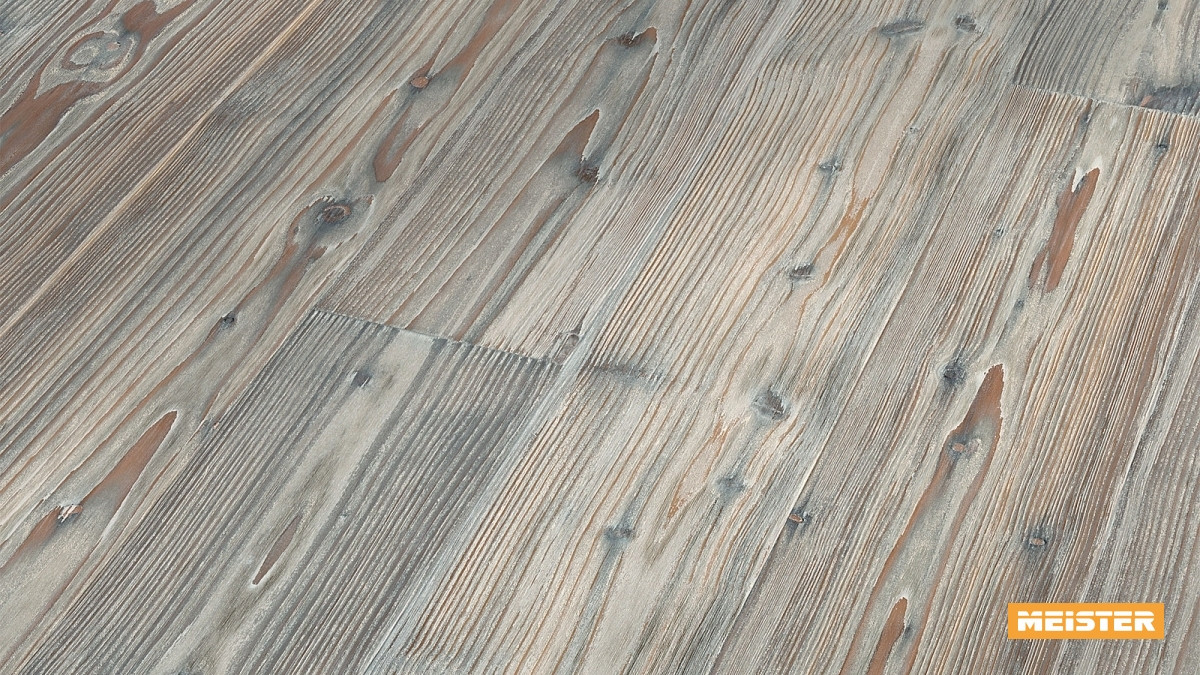 Meister Parkett Cottage PD 400 Lärche lebhaft vintage weiß Zoom
