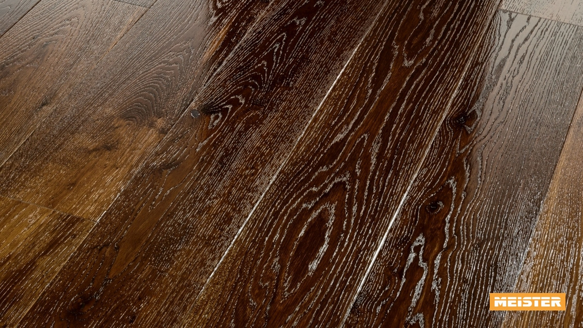 Meister Parkett Cottage PD 400 Eiche lebhaft kerngeräuchert Zoom