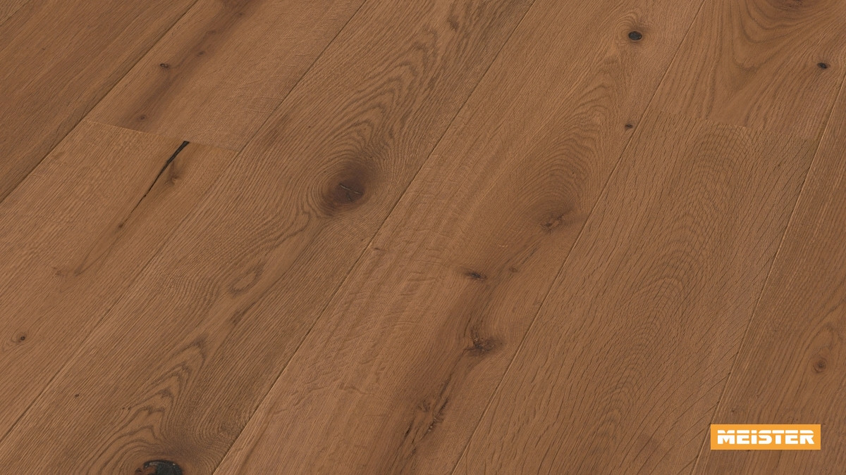 Meister Parkett Cottage PD 400 Eiche mountain kerngeräuchert hellbraun Zoom