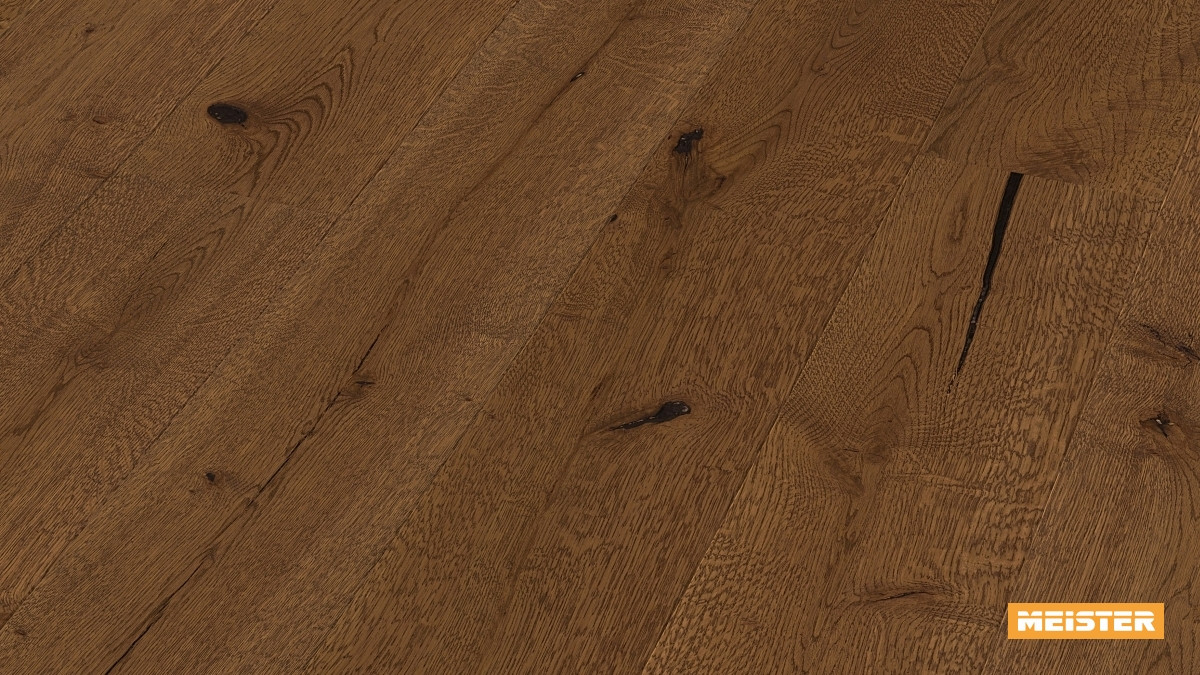 Meister Parkett Cottage PD 400 Eiche canyon dunkelbraun Zoom