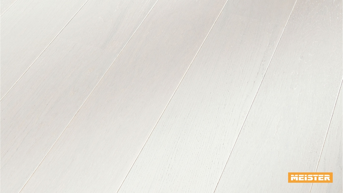 Meister Parkett Cottage PD 400 Eiche harmonisch polarweiß Zoom