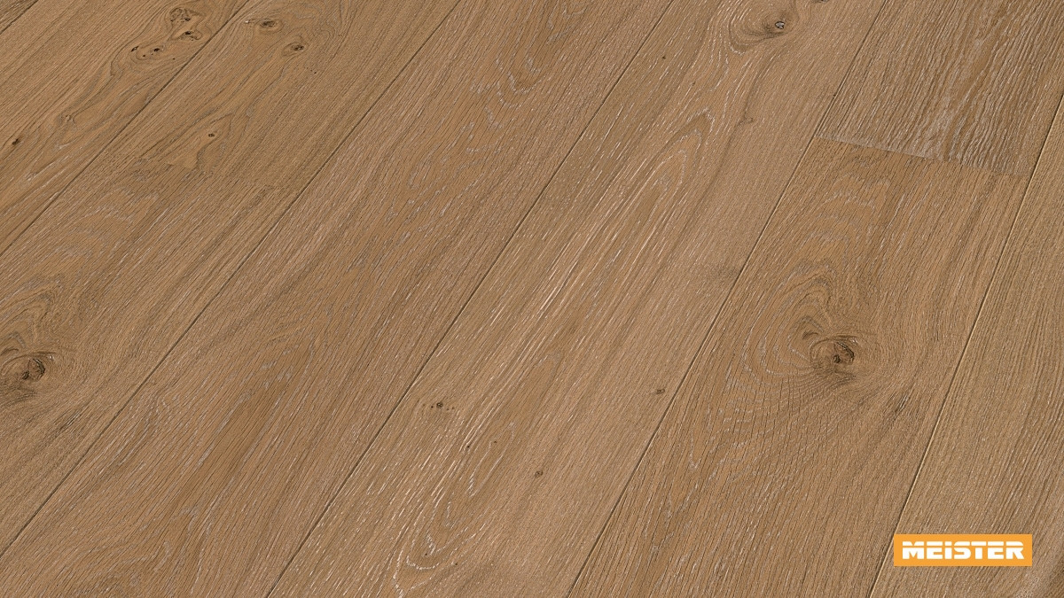 Meister Parkett Cottage PD 400 Eiche lebhaft mokka Zoom