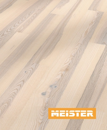 Meister Parkett Cottage PD 400 Esche markant weiß Thumbnail