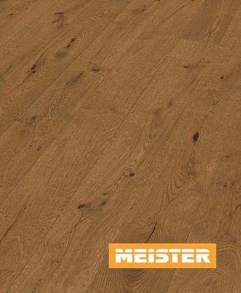 Meister Parkett Cottage PD 400 Eiche authentic antikbraun Thumbnail
