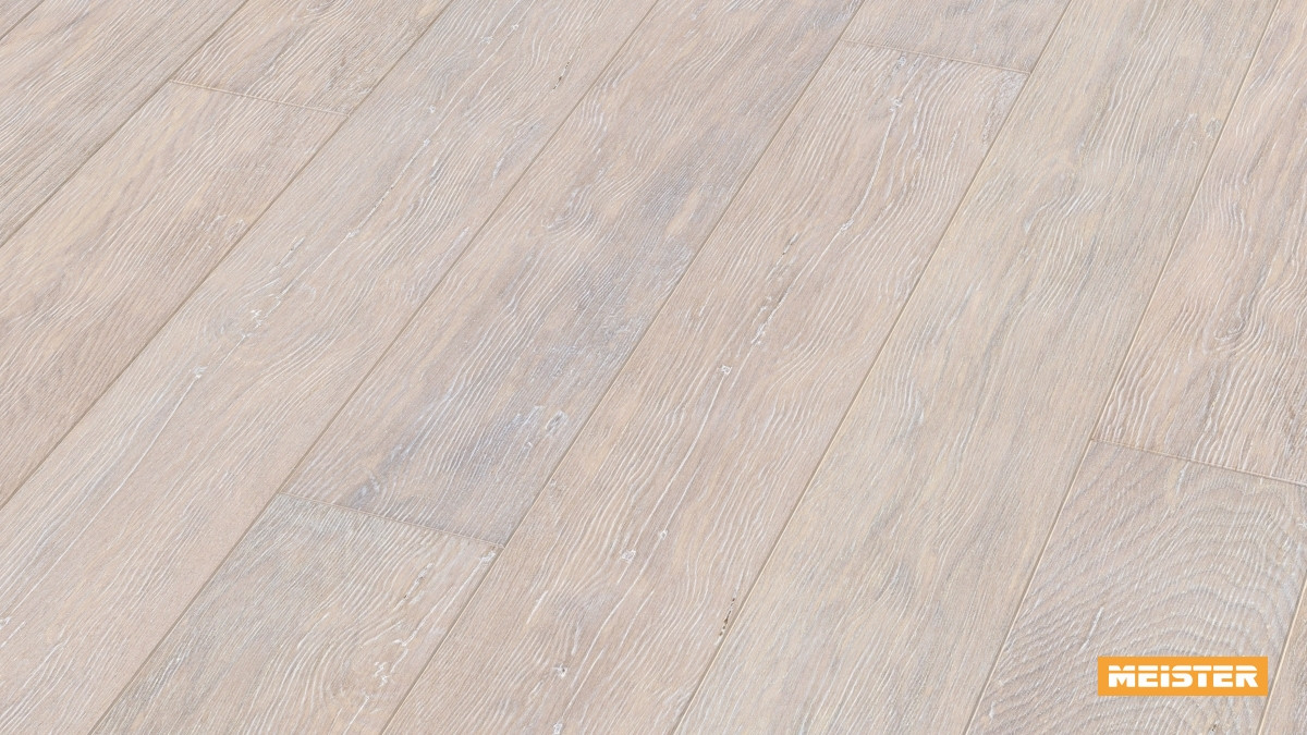 Meister Parkett Residence PS 300 Eiche lebhaft weiß Zoom