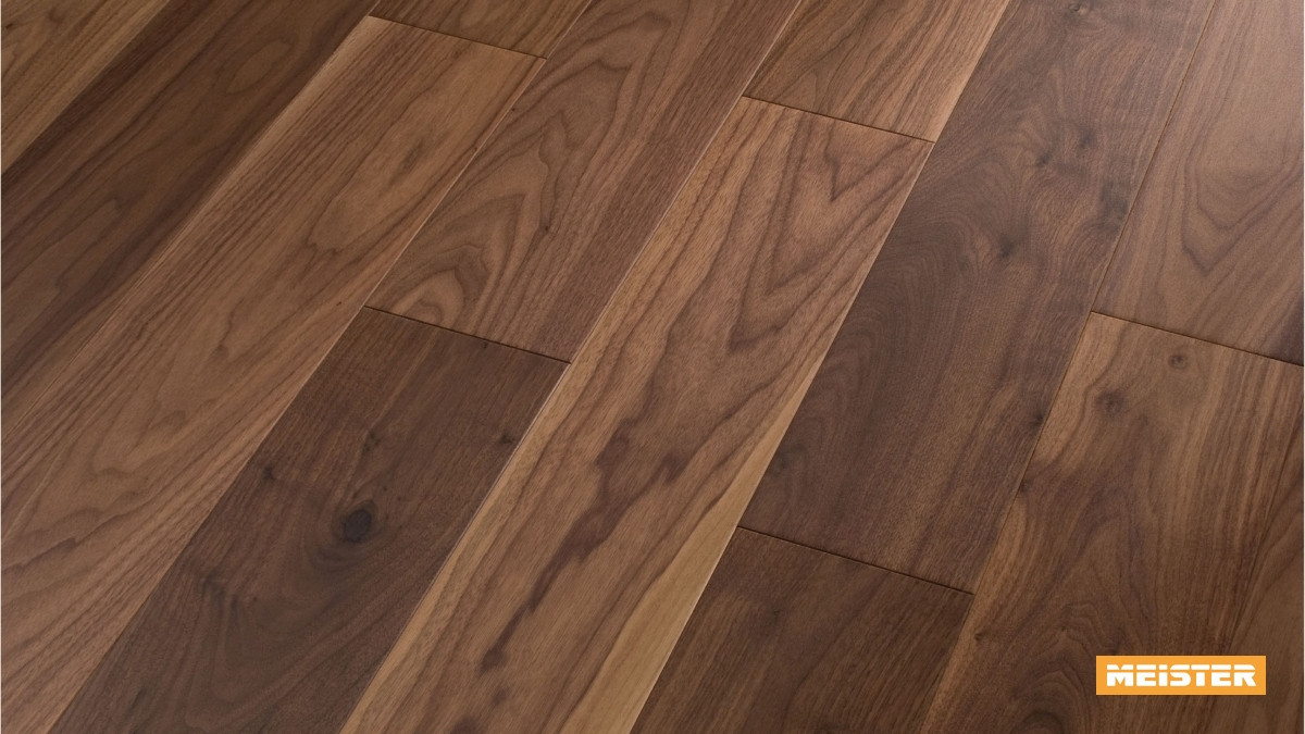 Meister Parkett Residence PS 300 Nussbaum amerikanisch lebhaft Zoom