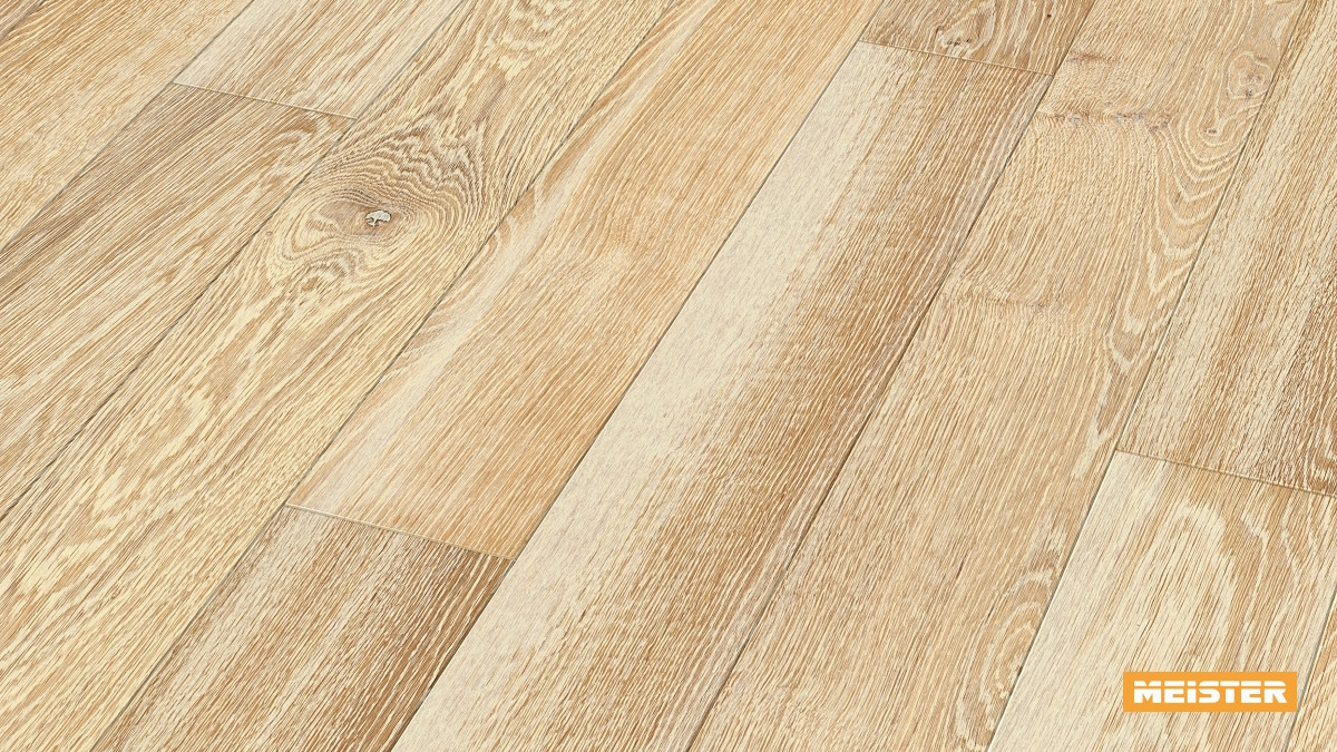 Meister Parkett Residence PS 300 Eiche lebhaft white washed Zoom