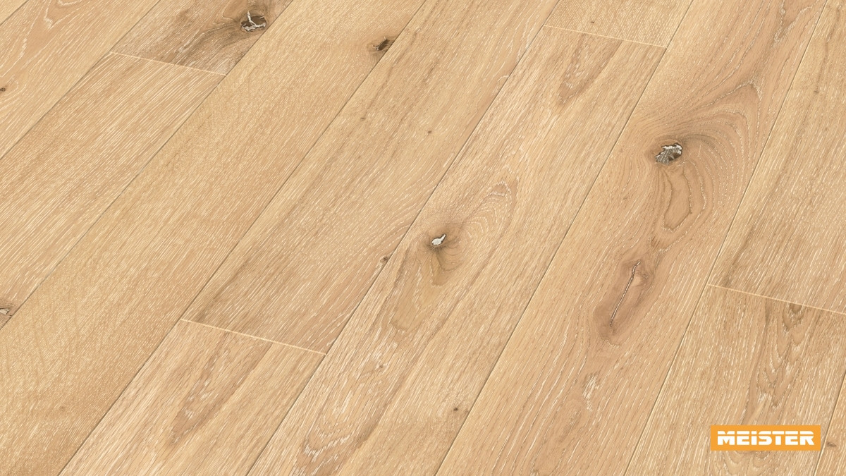 Meister Parkett Residence PS 300 Eiche lebhaft gekälkt Zoom