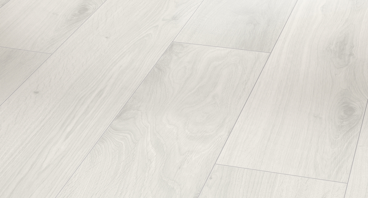 Parador Laminat Basic 400 Eiche Kristallweiß Zoom